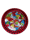 Order Online Fish Kalighat plate art 