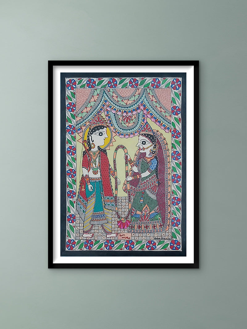 Shop Ram and Sita Swayamvar in Madhubani by Priti Karn