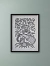 Majestic Tree and Birds in Gond by Saroj Venkat Shyam For Sale