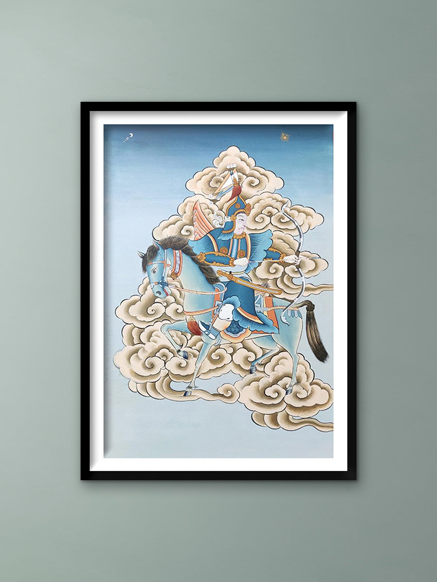 Order The Warrior: Thangka Painting by Krishna Tashi Palmo