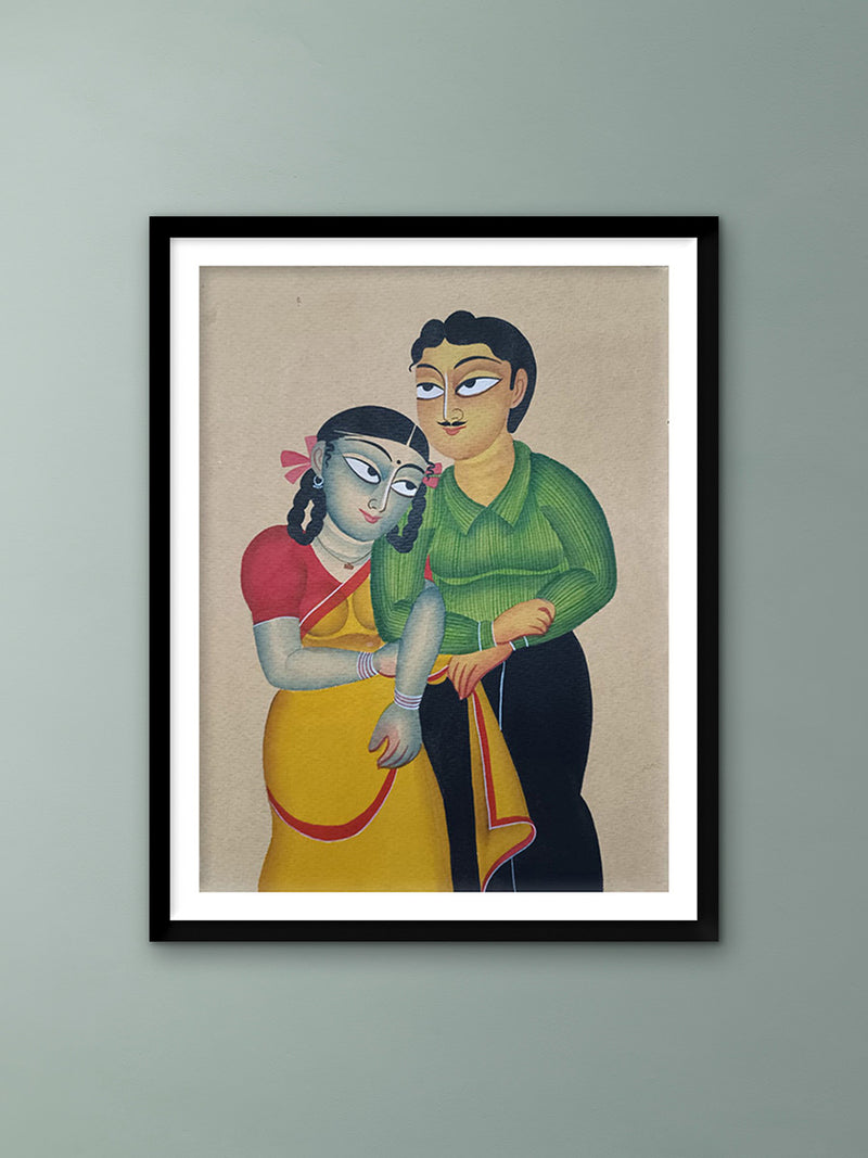 Buy Women and Man In Kalighat by Anwar Chitrakar