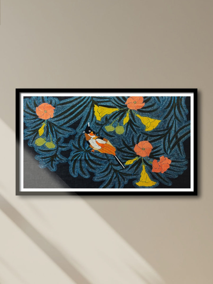 Shop Bird in Batik and Kantha by Kartik Manna