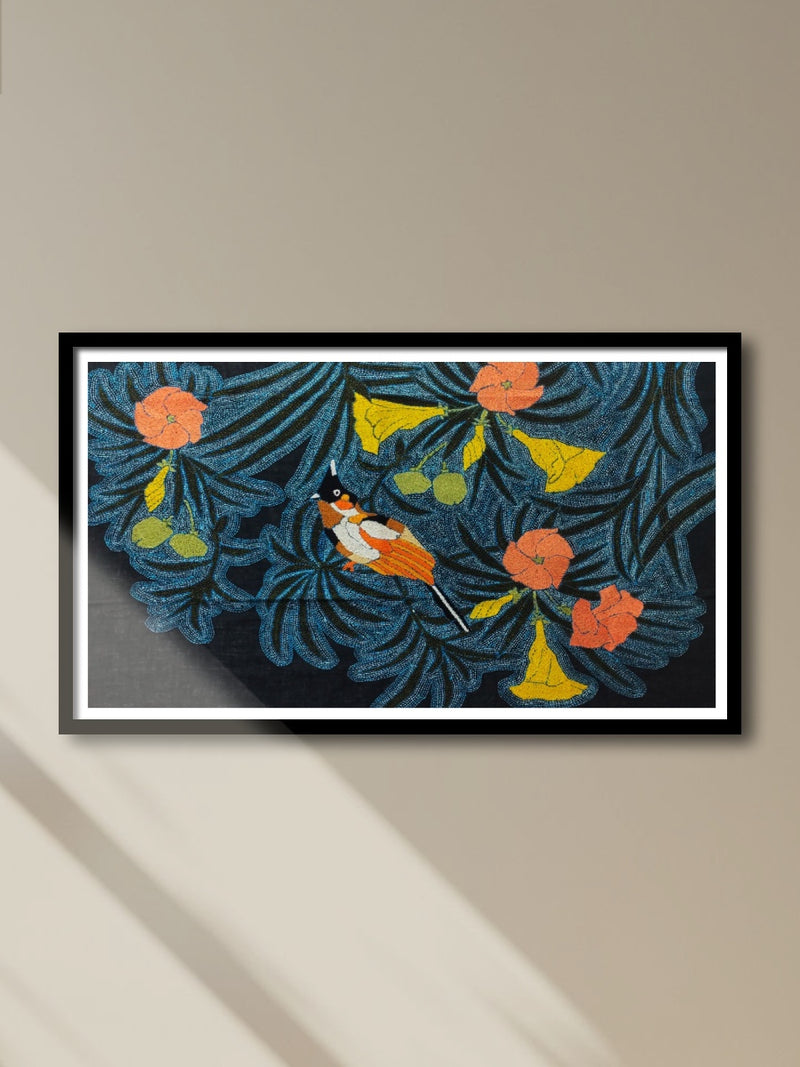 Shop Bird in Batik and Kantha by Kartik Manna