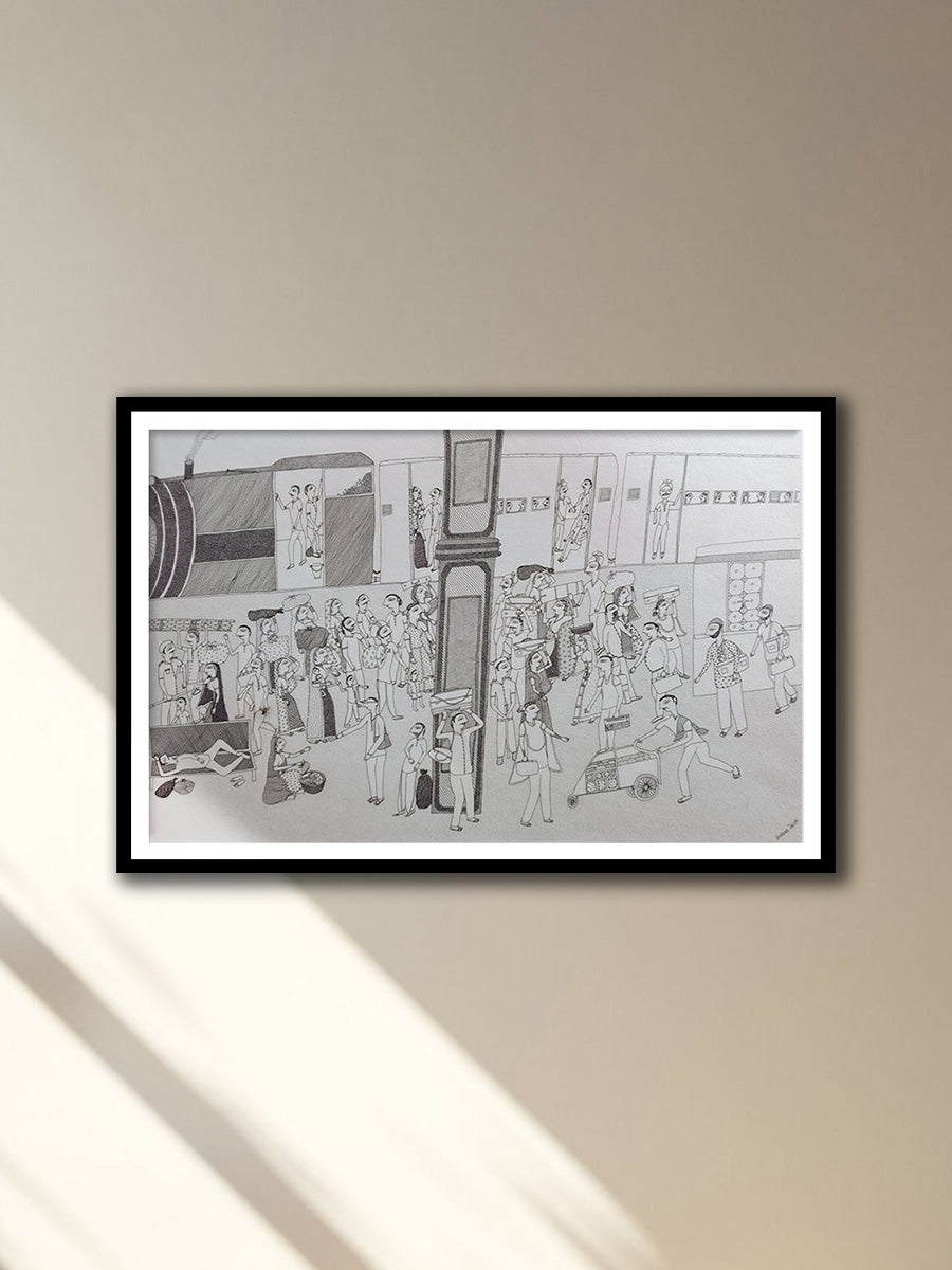 Shop Railway scenes in Jogi Art by Govind Bhai Bharthri