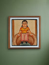 Buy A Girl Seated on the Well in Kalighat by Bapi Chitrakar