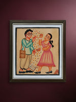 Buy Blossoming Romance: Lovers Amidst Flowers In Kalighat by Bapi Chitrakar