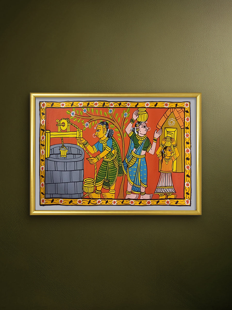 Buy Countryside Women:Feminine Grace In Cheriyal Scroll by Sai Kiran