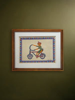 Buy Cycle Ride in Pithora art by Chanchal Soni
