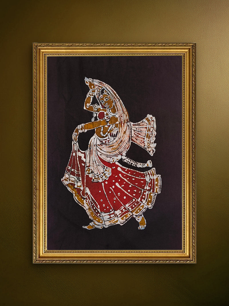 Buy Dancing Lady in Batik by Prakash Yasala