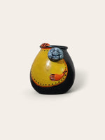 Shop Hippo pen holder in Black pottery by Ramjatan Prajapati