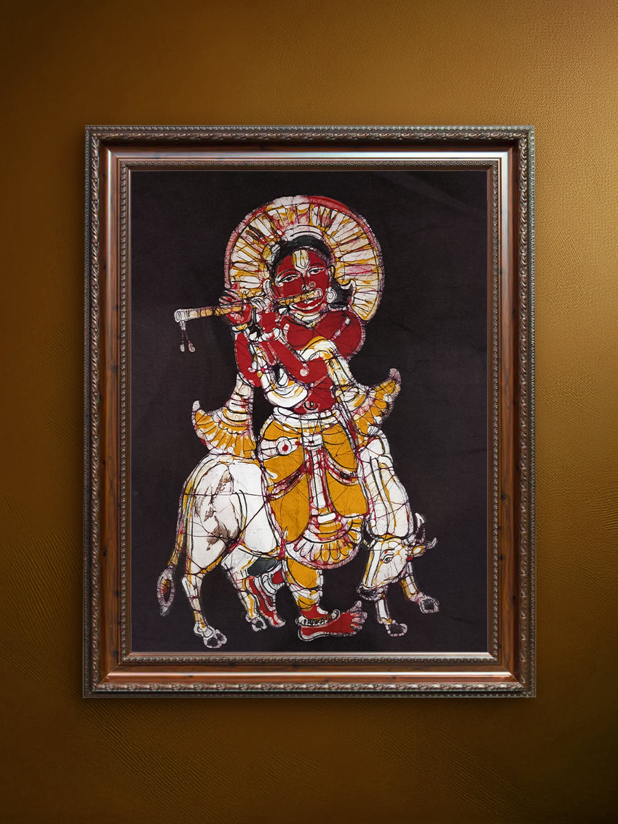 Buy Lord Krishna in Batik by Prakash Yasala