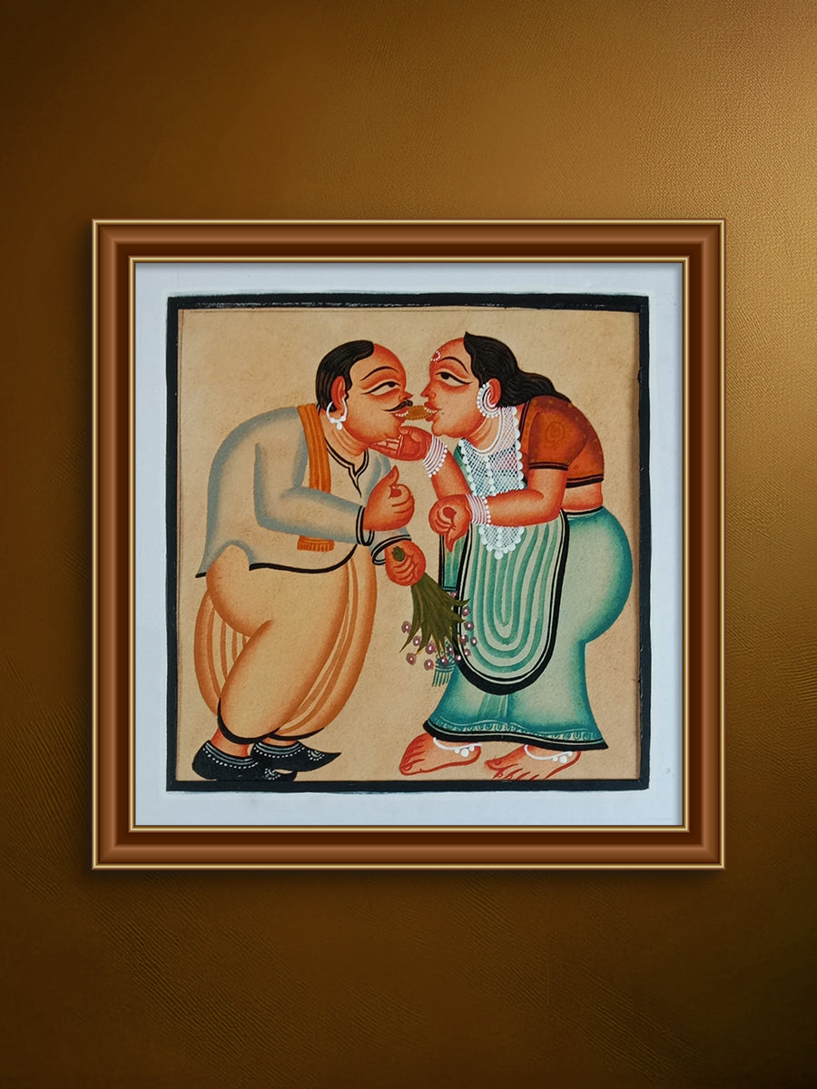 Buy Love Blooms: Babu and Bibi Kalighat by Bapi Chitrakar