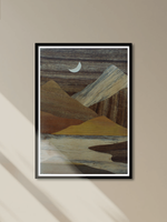 Shop Moon and Mountains in Mysore Rosewood Inlay By Mohan Kumar
