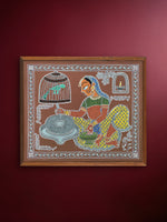 Buy The Grain Churner In Mandana by Vidya Soni