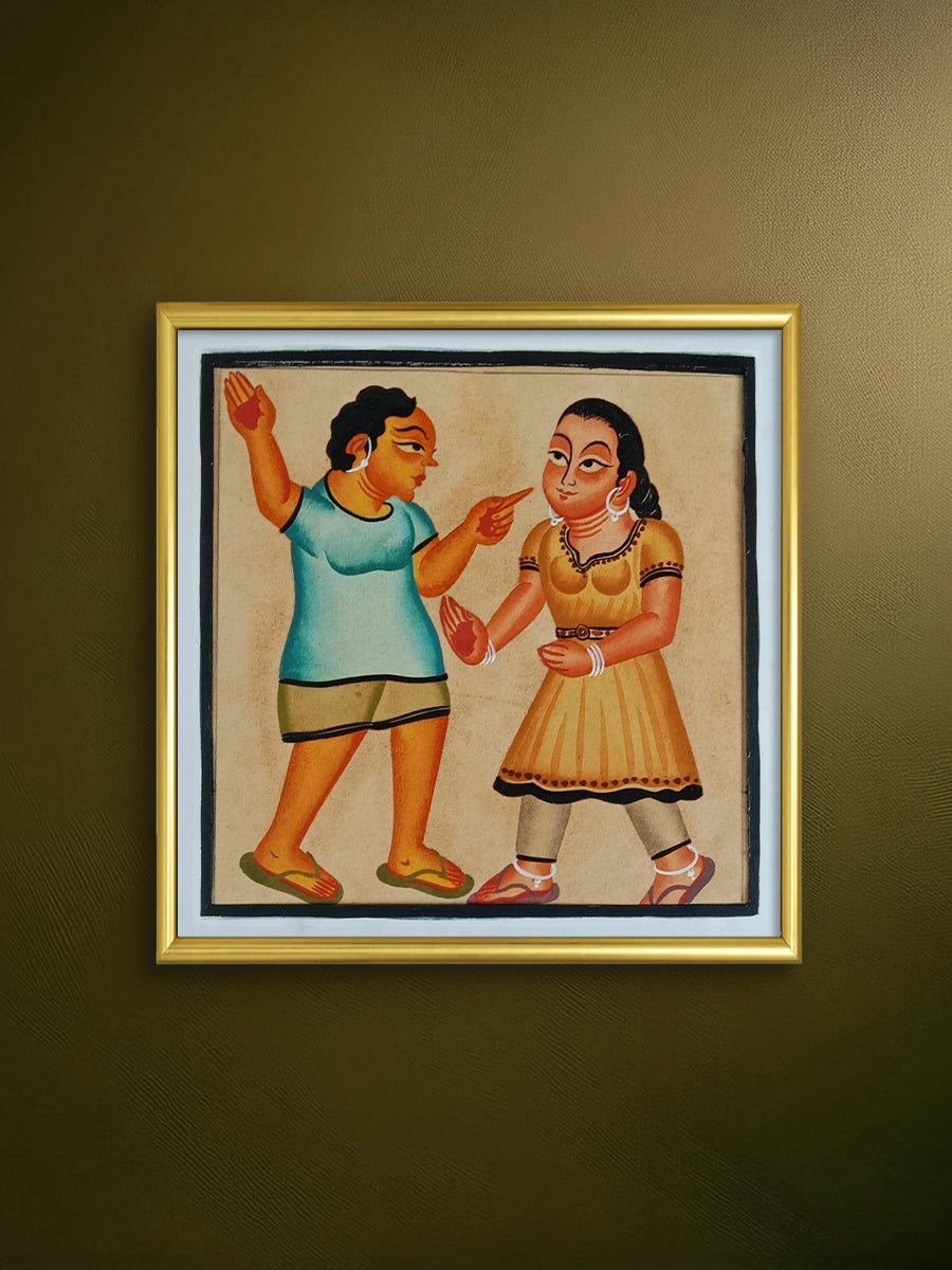 Buy The Modern Girls In Kalighat by Bapi Chitrakar