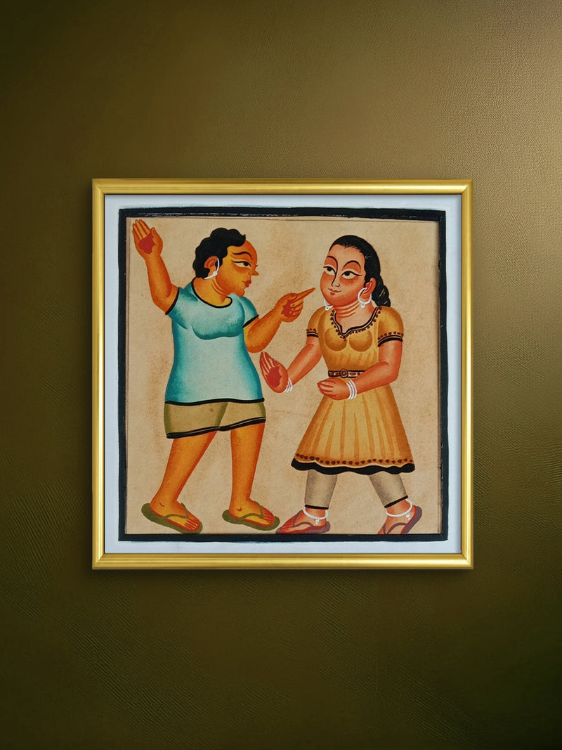 Buy The Modern Girls In Kalighat by Bapi Chitrakar