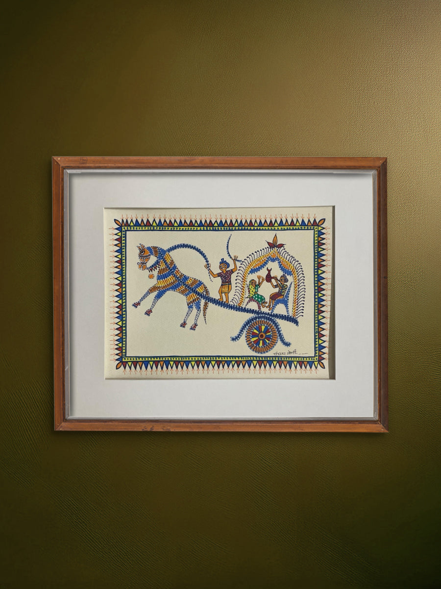 Buy The Rural Life In Pithora art by Chanchal Soni
