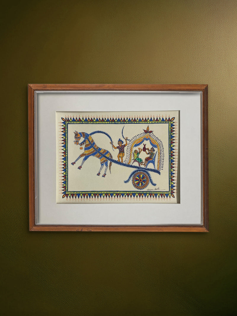 Buy The Rural Life In Pithora art by Chanchal Soni