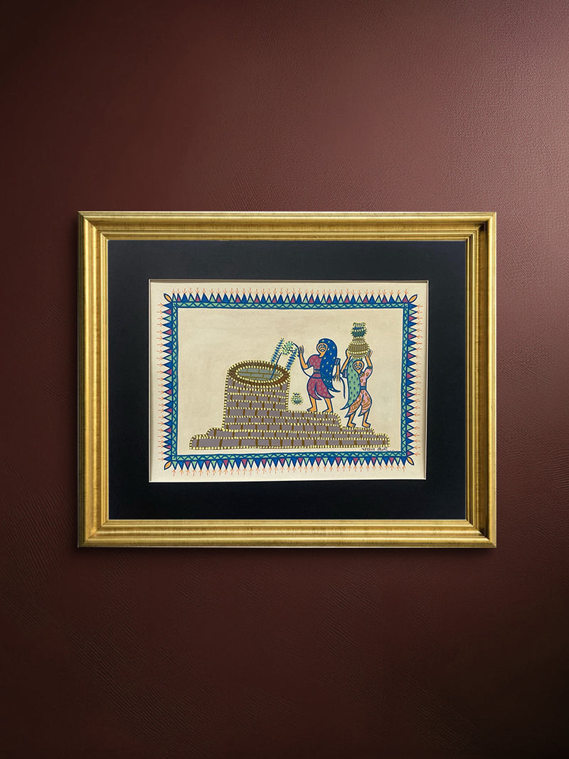 Buy The Water Well In Pithora art by Chanchal Soni