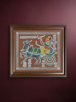 Buy Women Riding Bullock Cart In Mandana by Vidya Soni