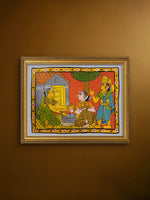 Buy Women at Work: A Rural Life Scene In Cheriyal Scroll by Sai Kiran