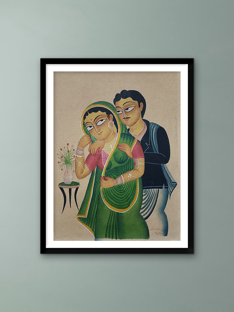 Buy A man and a women In Kalighat by Anwar Chitrakar