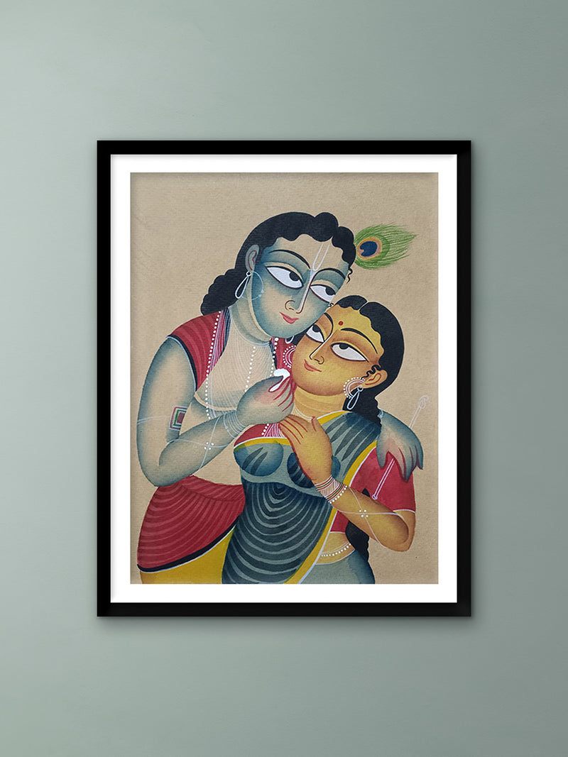 Buy Krishna and Radha In Kalighat by Anwar Chitrakar
