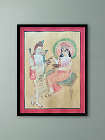 Buy Shiv Parvati In Kalighat by Manoranjan Chitrakar