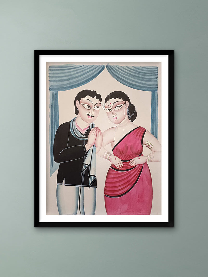 Buy Women and Man In Kalighat by Anwar Chitrakar