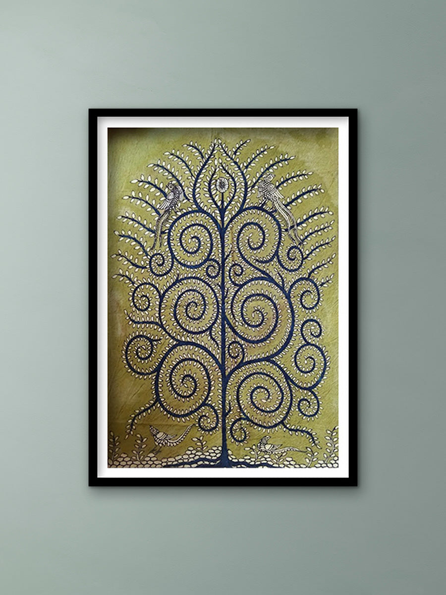 Purchase A Mystical Tree of Life: Mata Ni Pachedi Painting by Chandrakant Bhulabhai