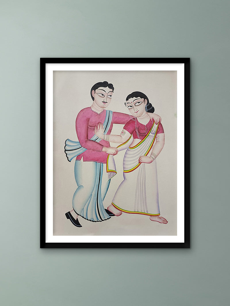Buy A man and a women In Kalighat by Anwar Chitrakar