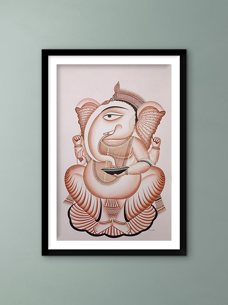 Buy Lord Ganesha In Kalighat by Anwar Chitrakar