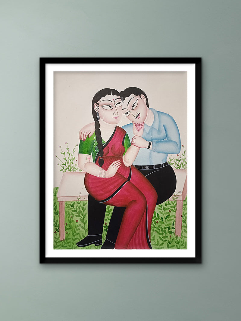 Buy Women and Man In Kalighat by Anwar Chitrakar 