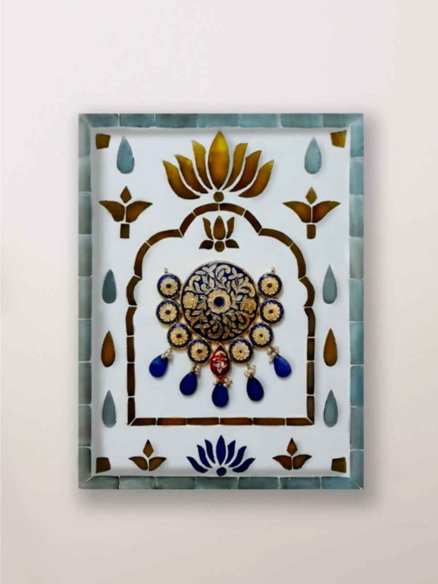 Sacred Illumination: Thikri artwork by Happy Kumawat for sale
