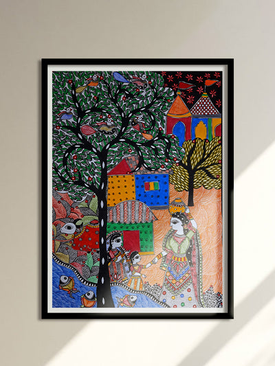 Radiant imagery of womanhood in Madhubani by Vibhuti Nath for Sale