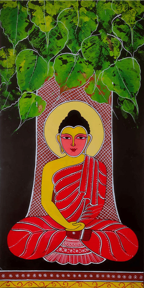 Shop for Buddha Handmade Tikuli Painting 