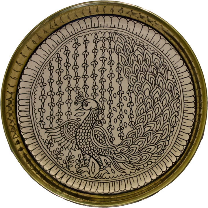 Peacock Mata Ni Pachedi By Dilip Chitara For Home Decor Thumbnail