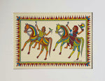 Order Baba Pithora and Pithora Rani Riding Horses in Pithora Art by Chanchal Soni