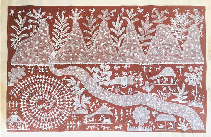 Warli Civilization, Warli Art by Dilip Bahotha Thumbnail