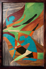 Purchase 2 womens Dancing in Wood Inlay by Mohan Kumar