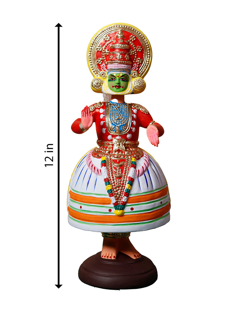 Order Dancing Kathakali in Golu doll by Baskaran Natarajan