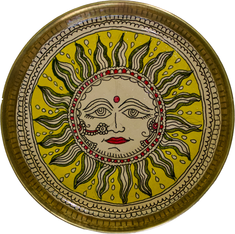 Purchase Feminine Representation of Sun in Mata ni pachedi by Dilip Chitara