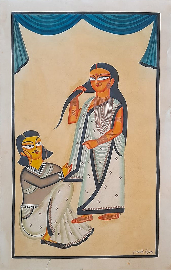 Intimate Bonds: Devoted Adornments in Kalighat by Sonali Chitrakar Thumbnail