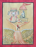 Order Jatayu confronting Ravana In Kalighat by Manoranjan Chitrakar