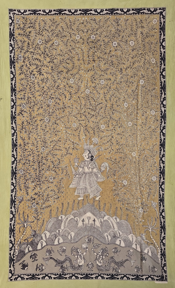 Jogni Mata Mata Ni Pachedi By Vasant Manubhai Chitara For Home Decor Thumbnail