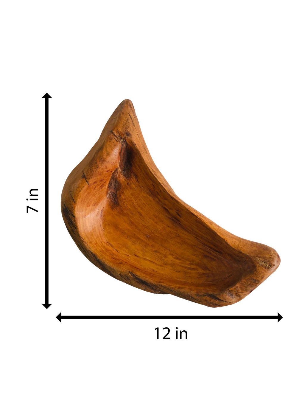 Khair Wood Bowl in Driftwood Craft by Suresh Pant for Sale