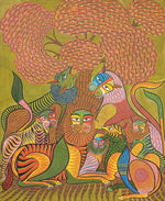 King Of the Wild In Kalighat by Sonali Chitrakar