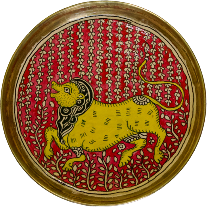 Lion Mata Ni Pachedi By Dilip Chitara For Home Decor Thumbnail