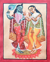 Purchase Lord Krishna and Radha in Kalighat by Hasir Chitrakar