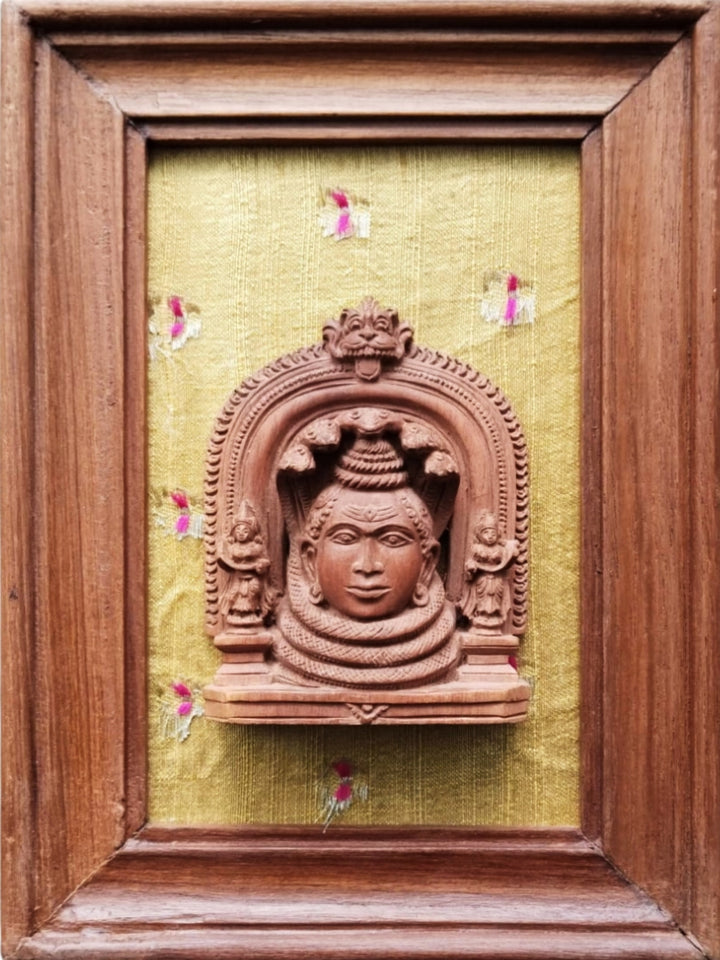 Mahalingeshwara swamy in Miniature Kadam Wood Carving Thumbnail